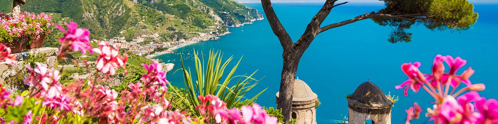 Coastal Town Ravello on the Amalfi Coast