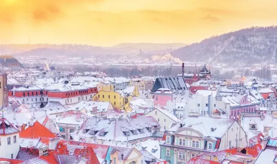 prague in winter